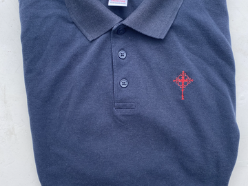 Selling With Online Payment: 3 x Cardinal Newman Navy blue Polo Year 11 Size S