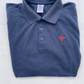 Selling With Online Payment: 3 x Cardinal Newman Navy blue Polo Year 11 Size S