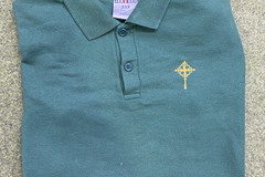 Selling With Online Payment: 2 x Cardinal Newman Green Polo Year 8 Size 9-10