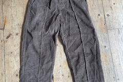 FREE: Brown corduroy cropped trouser