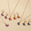 Buy Now: 60 Sets Colorful Butterfly Earrings Necklace Jewelry Set