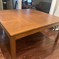 Individual Seller: Square Dinning Table in  Walnut solid wood