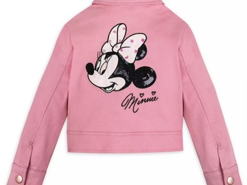 Selling with online payment: Brand New Pink Disney Minnie Mouse Trucker Jacket For Girls Size 