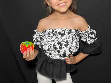 Selling with online payment: Mickey Mouse Girls Off The Shoulder Top size 7 Girls/ Toddlers / 