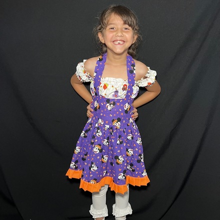 Minnie mouse suspender skirt best sale