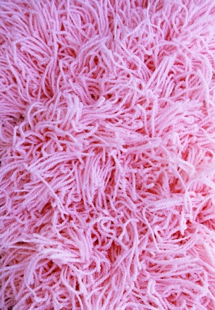 Shag Rug 8 x 10 Luxurious Pastel Pink High Pile Soft 