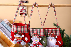 Comprar ahora: 60pcs Cartoon Santa Claus Candy Bag Gift Bag Tote Bag