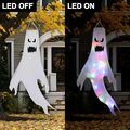 Buy Now: Halloween LED Light Up Ghost Hanging Ornaments Decoration - 30pcs