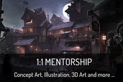 1 on 1 Mentoring: Improve your Art: Concept Art, Illustration, 3D Game Art and more