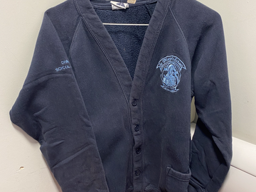 Selling With Online Payment:  St Mary’s Navy Blue Cardigan Age 11-12
