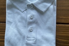 Selling With Online Payment: White Polo Shirt (NEW) Age 6-7yr