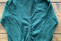 Selling With Online Payment: Green Cotton Knit Cardigan