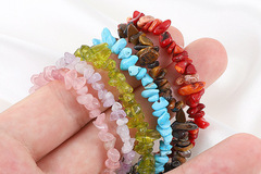 Bulk Lots: 100pcs Irregular Woven Bracelet Crystal Gravel DIY Jewelry