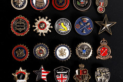 Buy Now: 100pcs Vintage Star Badge Pin Corsage Coat Badge