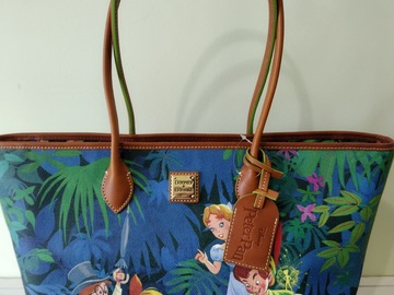 Selling with online payment: Dooney & Bourke Peter Pan Tote Bag 