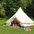 Festival Rent: Bell Tent 5m with Double Mattress