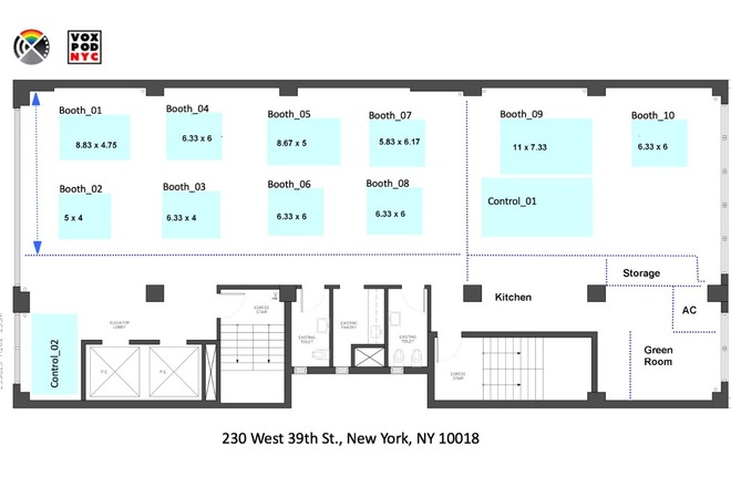 Podcast Studios available