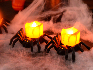Comprar ahora: Halloween Pumpkin Lantern LED Electronic Candle Light - 24pcs