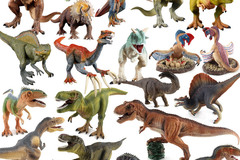 Buy Now: Jurassic simulation solid dinosaur model toy - 120pcs