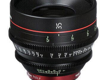 Rental - Per Day: Canon CN-E Cinema Prime 24mm, 35mm, 85mm 3 lens kit