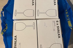 Myydään (Yksityinen): Viinilasit 46kpl MYYTY