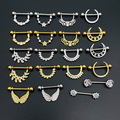Buy Now: 50pcs Stainless Steel Moon Wing Nipple Ring