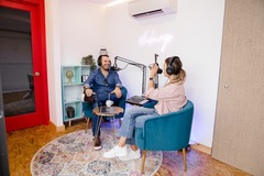 Rent Podcast Studio: The Lounge