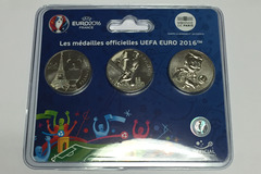 Vente: Pièces et médailles officielles EUFA EURO 2016