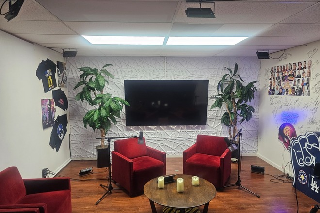 Podcast and photo studio 