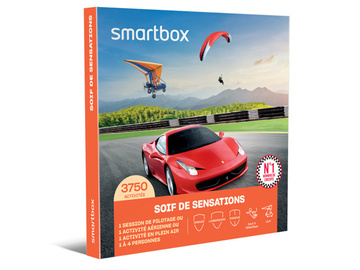 Vente: Coffret Smartbox "Soif de sensations" (79,90€)