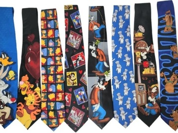 Comprar ahora: 50 Cartoon Tie Lot Novelty Neckties Sports Floral Disney