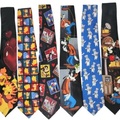 Buy Now: 50 Cartoon Tie Lot Novelty Neckties Sports Floral Disney