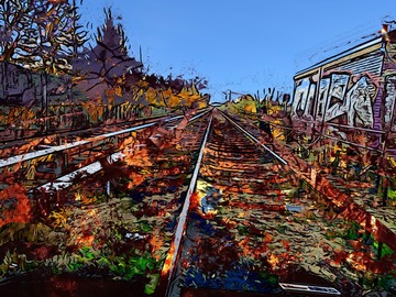 Sell Artworks: railway line