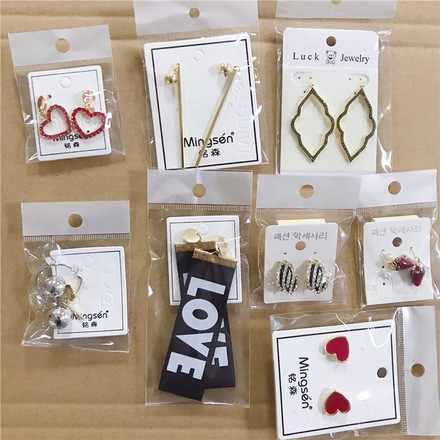 100pc fashion all-match earrings