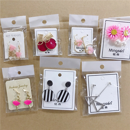 100pc fashion all-match earrings