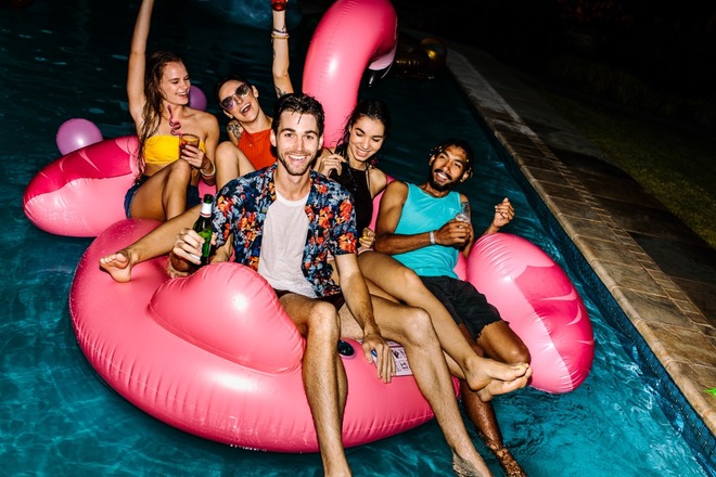 Pool party night!
