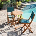 Renting out with online payment: Weatherproofed bistro table and chairs (perfect for the beach!)