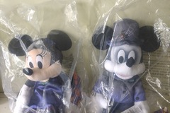 Selling with online payment: Disney Halloween Zombie Mickey and Bat Minnie Plush 2022 NWT