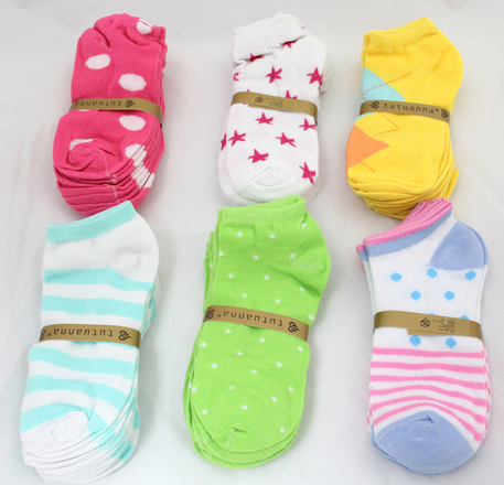 (360) Assorted Styles Wholesale Women Ankle Socks Low Cut