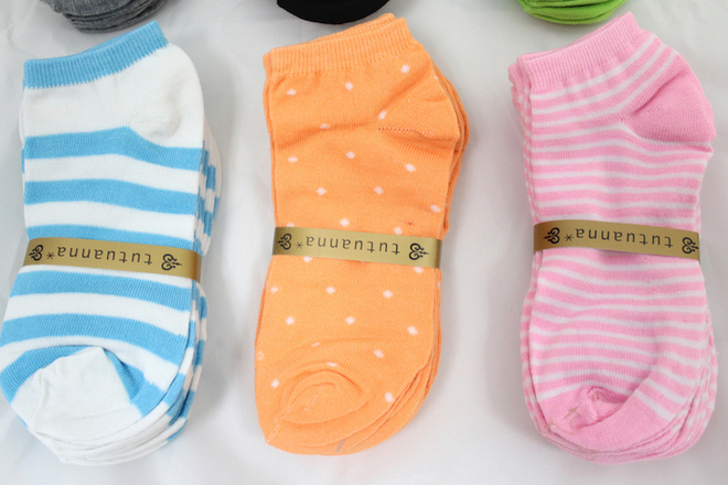 (360) Assorted Styles Wholesale Women Ankle Socks Low Cut