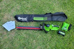 Renting out with online payment: Greenworks 22" Cordless Battery Hedge Trimmer