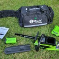 Renting out with online payment: Greenworks 14" Cordless Battery Brushless Chainsaw