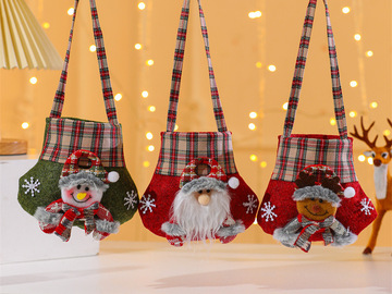 Buy Now: 50pcs Christmas Cartoon Doll Candy Gift Bag Handbag