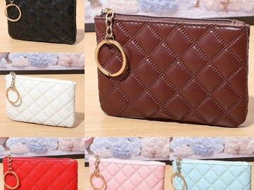 Comprar ahora: 30 Pcs Women's Fashion PU Leather Short Wallet 