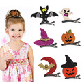 Buy Now: 100 Pcs Halloween Kids Girl Ghost Pumpkin Hair Clips Accessories