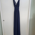 Myydään (Yksityinen): tumma sininen pitkä mekko