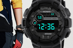 Buy Now: Men's sports multifunctional LED electronic watch - 30pcs