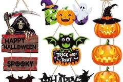 Buy Now: Halloween door hanging decoration scene arrangement - 50 pcs