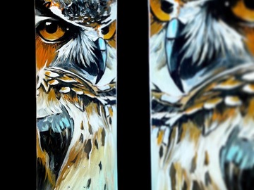 Sell Artworks: Skating Owl