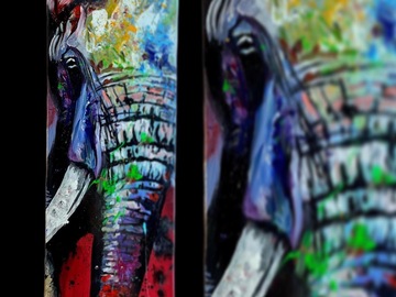Sell Artworks: Skating Elephant